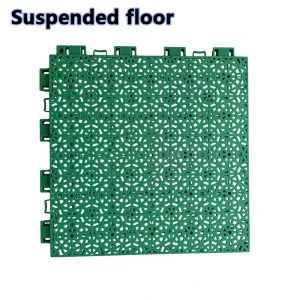 HANLI Diamond pattern Floating Floor Basketball Court Kindergarten Outdoor Slip resistant Interlocking Sports Mat