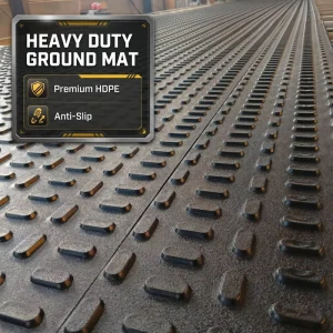 HDPE PP PE Waterproof Floor Protection Mat for Muddy Roads and Tunnels, Custom Cutting
