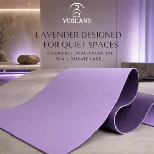 HIIT Pro Dual-Color TPE Yoga Mat Anti-Tear Exercise Pad for Professional Gym Fitness Factory