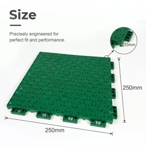 Handball Court Flooring Portable Click-Together PP Tiles for Competitions and Rentals
