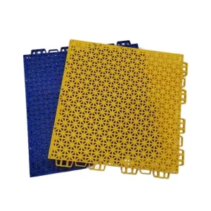 Hanging Assembly Plastic Sports Floor Outdoor Vinyl Lawn Grass Interlocking Sports Tiles