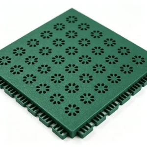Happiness Flower TPE Modular Interlocking Soft Waterproof Flooring Tiles for Indoor and Outdoor Kindergarten and Multi-Sport Venues