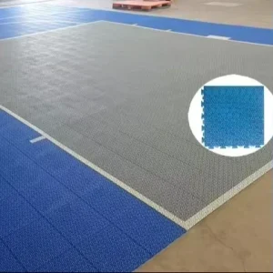 Hard Portable Padel Tennis Court Interlocking Tile PP Surface Flooring Carpet Rubber Mat