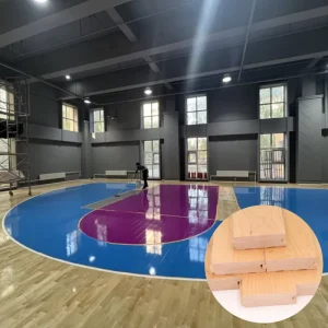 Hardwood Maple Basketball Court Flooring Professional Sport Wood For Indoor Use Solid Wood Floor badminton Volleyball