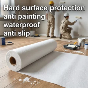 Heavy-Duty 3mm PE-Laminated Floor Protection Wrap Abrasion-Resistant for Construction Sites