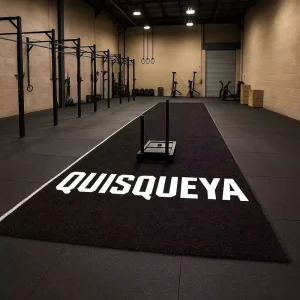 Heavy-Duty Black Anti-Slip Training Area Gym Flooring Mat