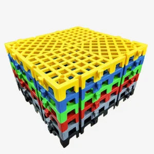 Heavy Duty Chemical-Resistant PP Interlocking Floor Tiles High-Impact Industrial Flooring for Car Wash and Parking Areas