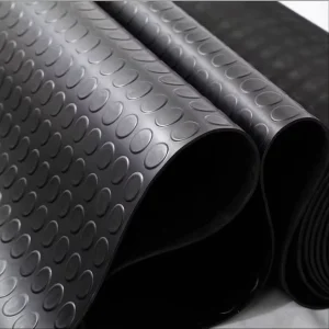Heavy Duty Chevron Rubber Board Round Dot Non Slip Factory Floor Mat Round Dot Rubber Floor Mat