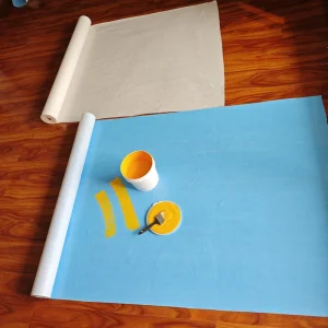Heavy Duty Decoration Temporary Floor Protective Film Anti-Slip Sticky Waterproof & Oil-Proof Surface Protection Liner