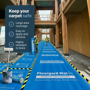Heavy Duty EVA Foam Floor Protection Mat Custom Thickness Anti Slip Ground Cover Sheet for Workshop Decoration Painting Projects