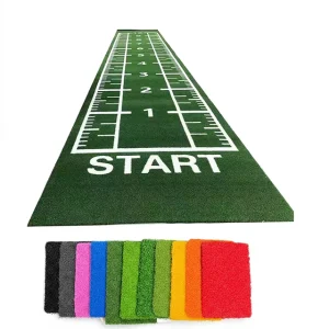 Heavy-Duty High-Density Non-Slip Artificial Grass Mat for Gym Studio, Sled Push and HIIT Workouts