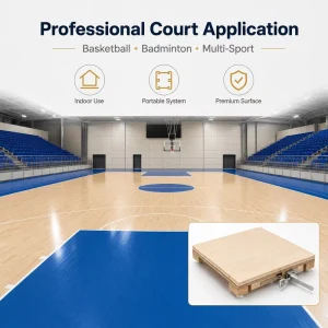 Heavy Duty High Loading Capacity UV Coated Anti scratch Wear resistant Durable Eco Friendly Shock Absorption Interlocking Floor