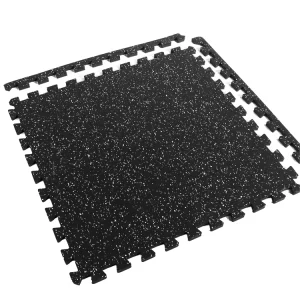Heavy-Duty Indoor EPDM Rubber Gym Floor Mat, Non-Toxic, Anti-Slip, Interlocking, Waterproof
