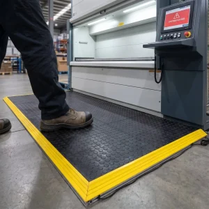 Heavy Duty Industrial Safety Mat Customizable Flame Retardant Floor Switch for Robotic Arm and High Load Assembly Areas