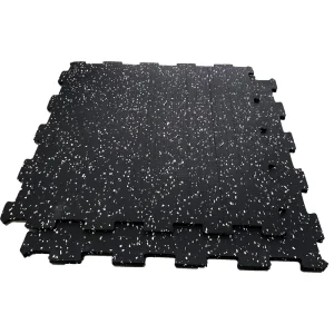 Heavy Duty Interlock EPDM Rubber Anti Static Gym Flooring Mat 5mm Thick Non Slip Shock Absorbing Eco Friendly Indoor Use