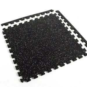 Heavy-Duty Interlocking Non-Slip Rubber Mats for Home Gym, Commercial Fitness, and Playground Flooring