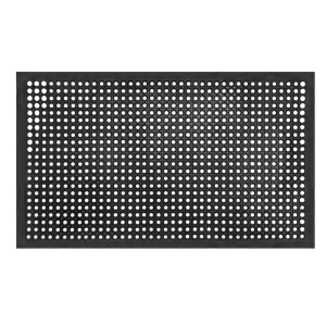 Heavy-Duty Non-Slip PVC Rubber Outdoor Door Mat with Hollow Design