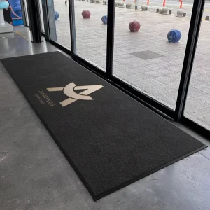 Heavy-Duty Nylon Entrance Mat, Non-Slip Dust-Removal Commercial Welcome Doormat with Custom Logo Printing