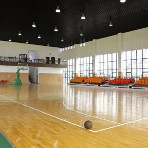 Heavy Duty Oak Maple Wood Sports Flooring Shock Absorption Indoor Gym Dance Studio Wooden Floor