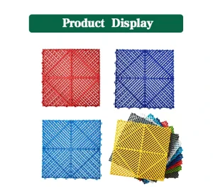 Heavy Duty PP Interlocking Tile Car Wash Rack Non Slip Surface Chemical Resistant High Traffic Garage
