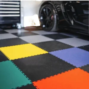 Heavy-Duty PVC Interlocking Floor Tiles Wear-Resistant Forklift-Resistant for Warehouse