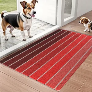 Heavy Duty Pet Friendly 100% PVC Entrance Floor Mat Non-Slip Front Door Mat Personalized Scrape Dirty Doormat