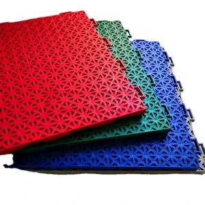 Heavy Duty Plastic Modular Sports Flooring Interlocking Deck Tiles for Outdoor Events and Facilities