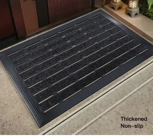 Heavy-Duty Rubber Commercial PE Indoor Outdoor Entrance Mat