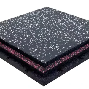 Heavy Duty Rubber Flooring Tiles Laminated Gym Floor Mats