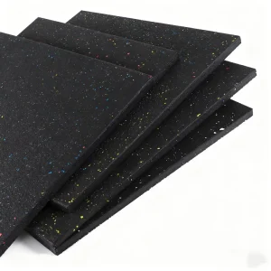 Heavy Duty Rubber Gym Floor Mats Eco Friendly Soundproof Shock Absorbing