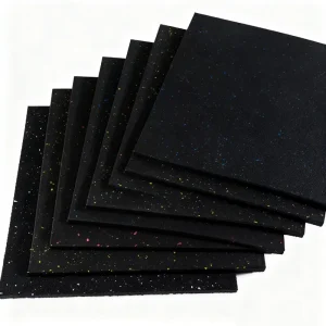 Heavy Duty Rubber Gym Flooring Tiles for Fitness Center & Shooting Range