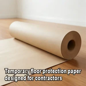 Heavy-Duty Temporary Floor Protection Board Construction-Grade Paperboard for Hardwood, Tile, and Jobsites