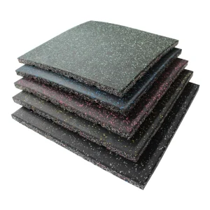 Heavy Gym Strength Equipment Interlocking Rubber Tile Rubber Floor