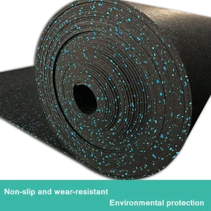 Heavy-duty 3-12mm Indoor Gym Rubber Flooring Customizable Exercise Floor Rolls