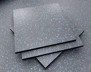 High-Density 15/20/25/30mm Rubber Anti-Slip Shock-Absorbing Fitness Gym Flooring for CrossFit and Home Use