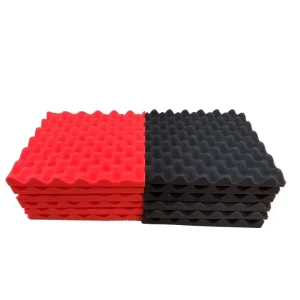 High Density Acoustic Foam Panels Self Adhesive Egg Crate Design for Home Recording Studio Podcast Studio Voice Over Booth