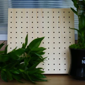 High Density Acoustic Wood Wall Panel Fireproof Soundproof Building Material Perforated Acoustic Panel for Home Decor