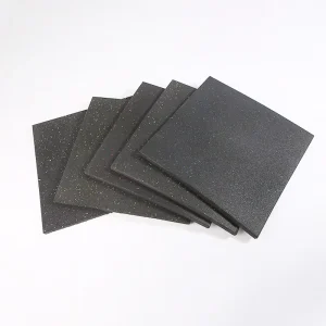 High Density Damping EPDM Rubber Flooring Tiles Durable Antibacterial Moistureproof Anti Static Non Slip Eco Friendly Gym Rubber