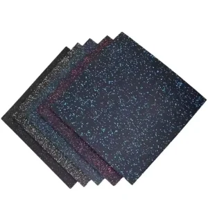 High-Density EPDM Anti-Slip Soundproof Rubber Floor Mat for Gym, Home Fitness, and Barbell Training