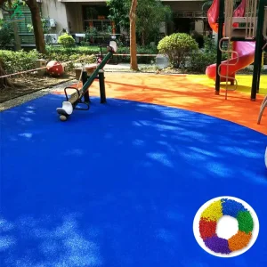 High Density EPDM Granules Recycled Rubber Raw Material Shock Absorption Mulch Cushion Flooring for Runway and Playground