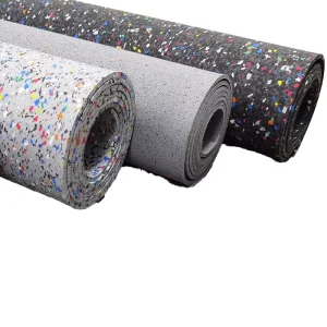 High-Density EPDM Gym Rubber Roll Soundproof Non-Slip Wear-Resistant Flooring Mat