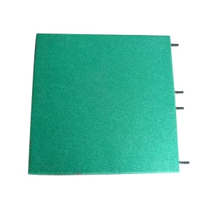 High Density EPDM Rubber Mat Shock Absorption SBR Rubber Flooring Easy Install High Color Fastness Playground Rubber Floor Tiles