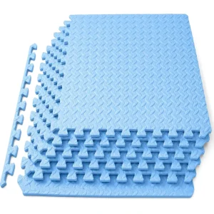 High Density EVA Foam Gym Floor Mat 10mm Interlocking Puzzle Tiles