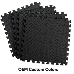 High-Density EVA Gym Floor Mats, Custom Color and Size, Interlocking Puzzle Mat