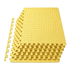 High-Density EVA Interlocking Puzzle Gym Floor Mats Custom Color and Size