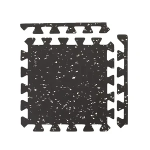 High-Density EVA Rubber Interlocking Gym Mats for Taekwondo and Sports Halls, Waterproof, Easy Installation
