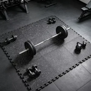 High-Density EVA Rubber Interlocking Puzzle Mat, Composite Double-Layer, Anti-Wear and Non-Toxic