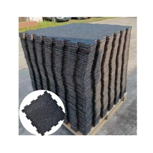 High Density Easy Installation Interlocking Rubber Mats Gym Flooring Puzzle Tiles