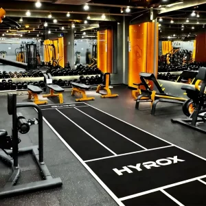 High-Density Eco-Friendly Indoor Fitness Running Track Mat 15mm Green Synthetic Turf Fireproof