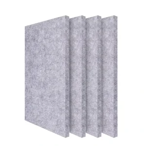 High Density Felt Sound Insulation Non Adhesive Acoustic Panels Soundproofing Material for Wall Ceiling Studio Office
